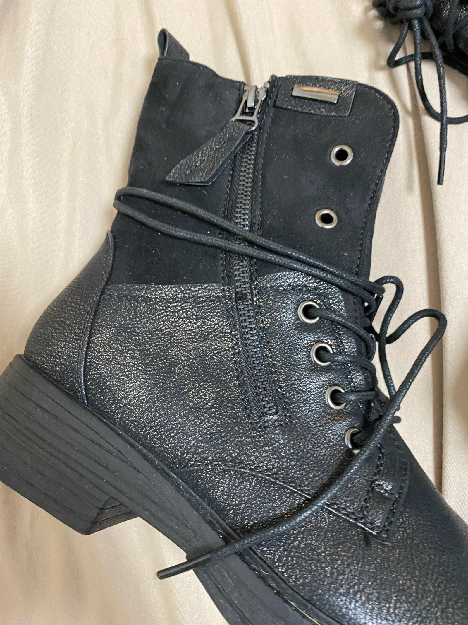 Bottines noirs brillants – photo 2